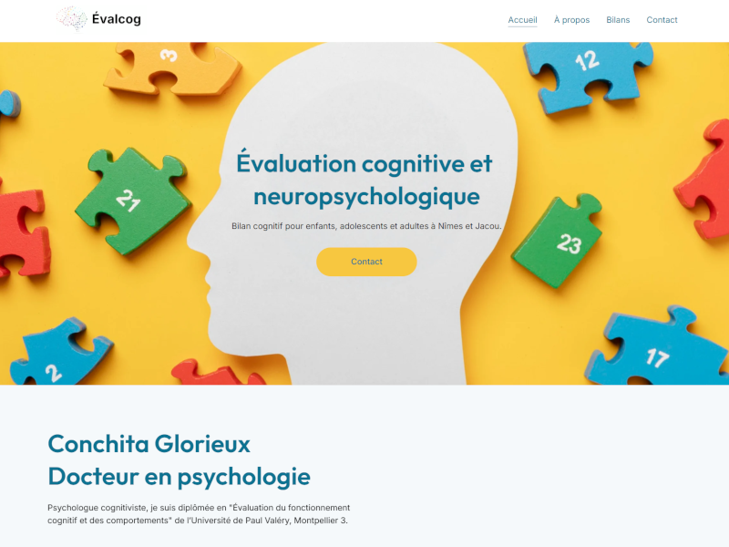 Site vitrine Evalcog